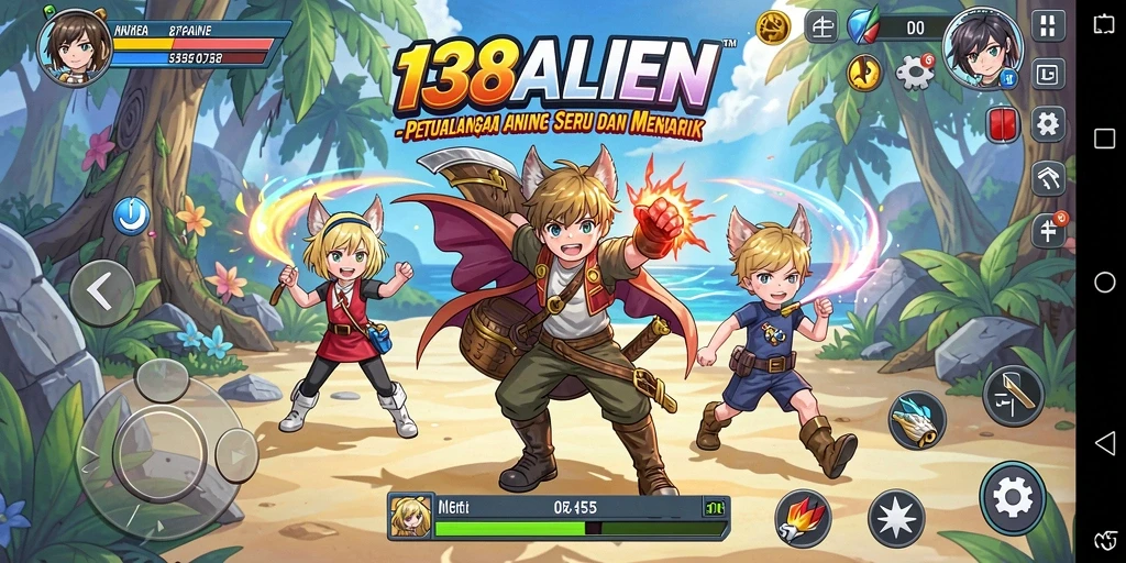 Screenshot gameplay 138ALIEN menampilkan aksi pertarungan yang seru.