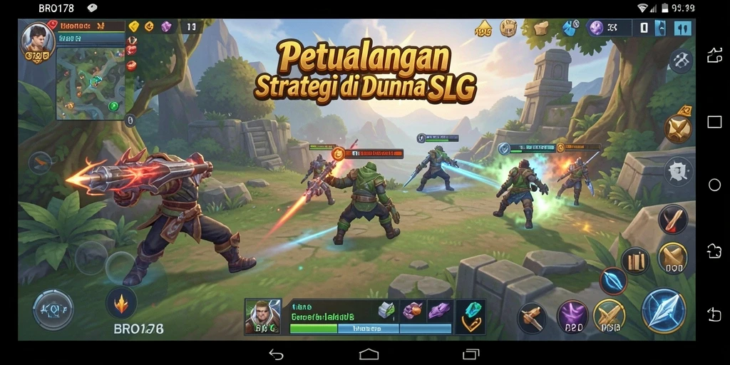 Tampilan menarik dari gameplay strategis BRO178.