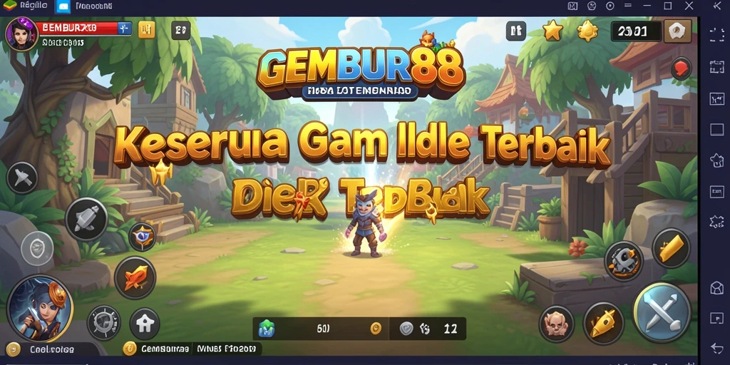Tampilan gameplay GEMBUR88 yang menarik dengan elemen Idle.