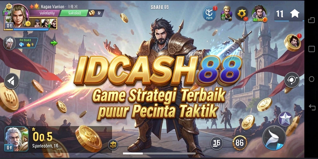 Tampilan gameplay IDCASH88 yang mendebarkan dan penuh strategi.