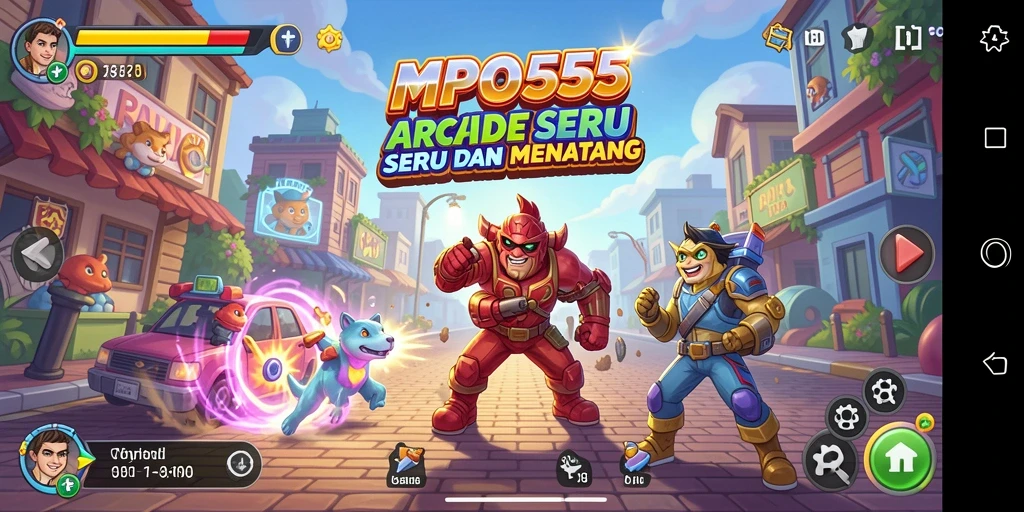 Tampilan gameplay seru dan menantang dari MPO555.