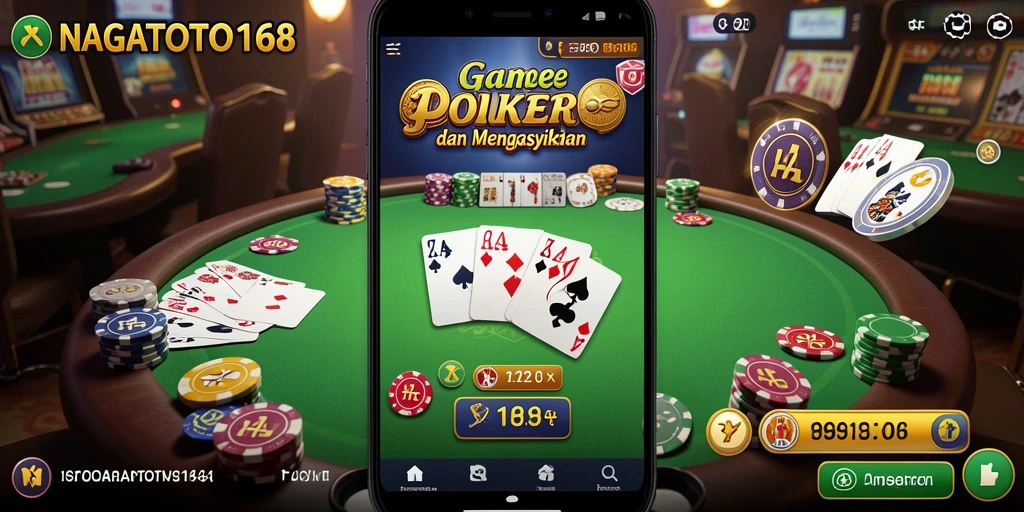 Tampilan permainan Poker yang seru di NAGATOTO168
