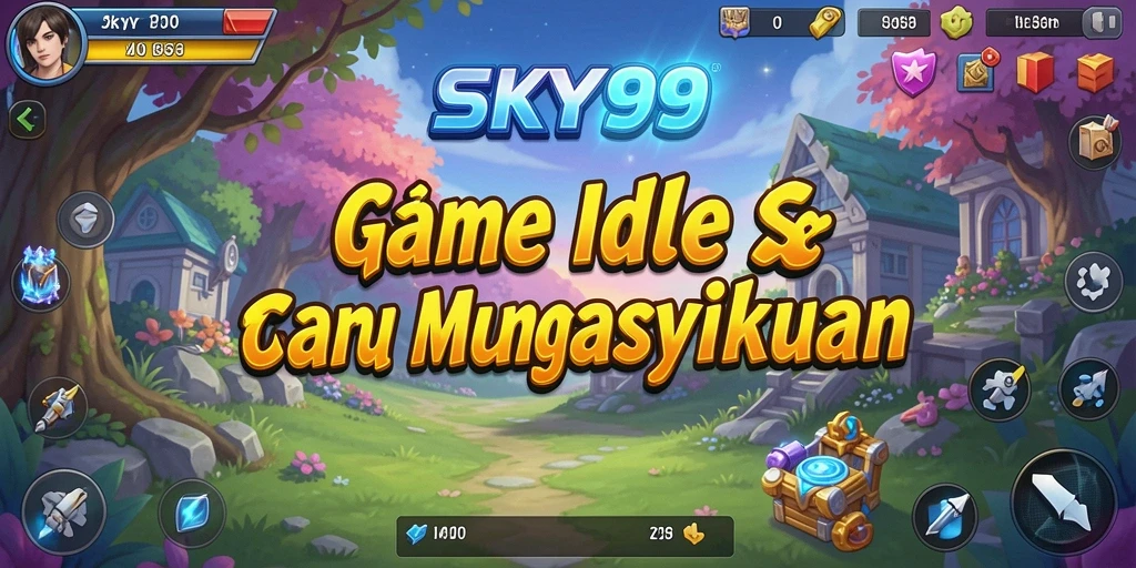 Tampilan gameplay <strong>SKY99</strong> yang menarik dengan karakter lucu.