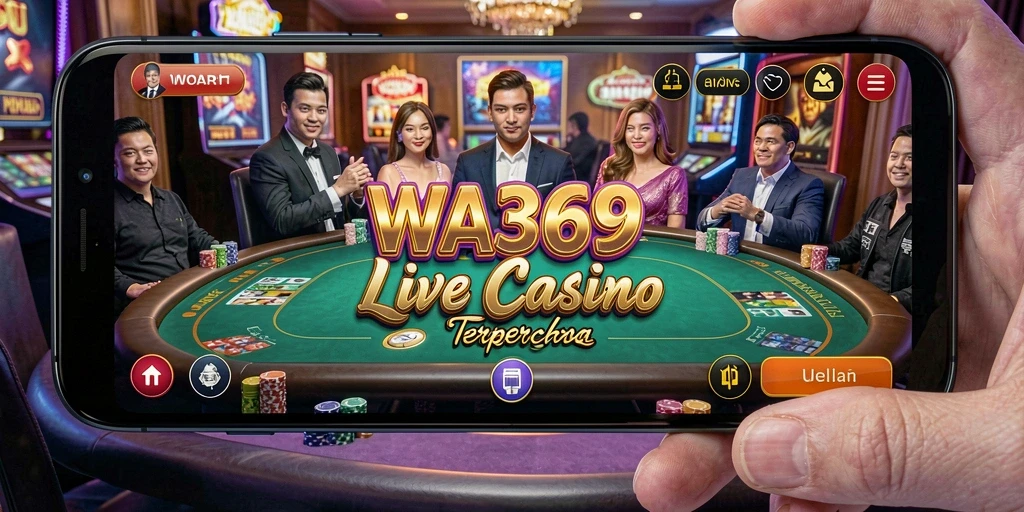 Tampilan menarik dari gameplay Live Casino di WA369.