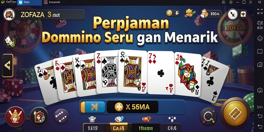 Tampilan gameplay ZOFAZA yang seru dan interaktif.